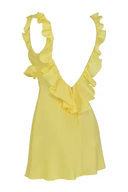 House of CB Tink Buttercup Mini Dress Yellow Size S / Au 8 for rent on The Volte - image 12