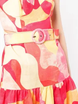 Rebecca Vallance Toretta Cut Out Mini Dress Print Size 10 for rent on The Volte - image 2