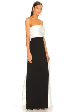 Solace London The Kinsley Maxi Dress in Black/Cream Size 10 for rent on The Volte - image 2
