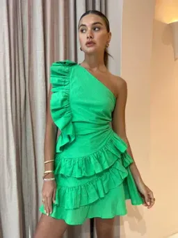 By Nicola Adrift Dress Green Size AU 8 for rent on The Volte - image 2