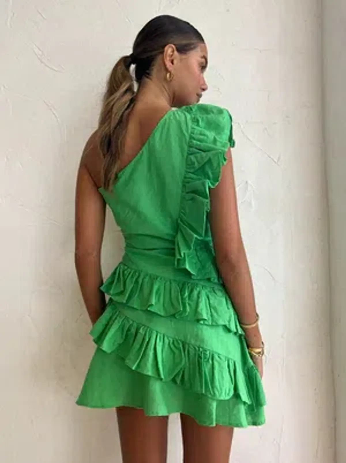 By Nicola Adrift Dress Green Size AU 8 - Image 4