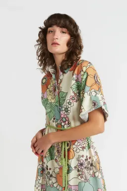 Alemais Farrah Shirtdress Cream Size AU 12 for rent on The Volte - image 3