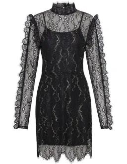 Sass & Bide Another Night Mini Dress Black Size AU 12  for rent on The Volte - image 6