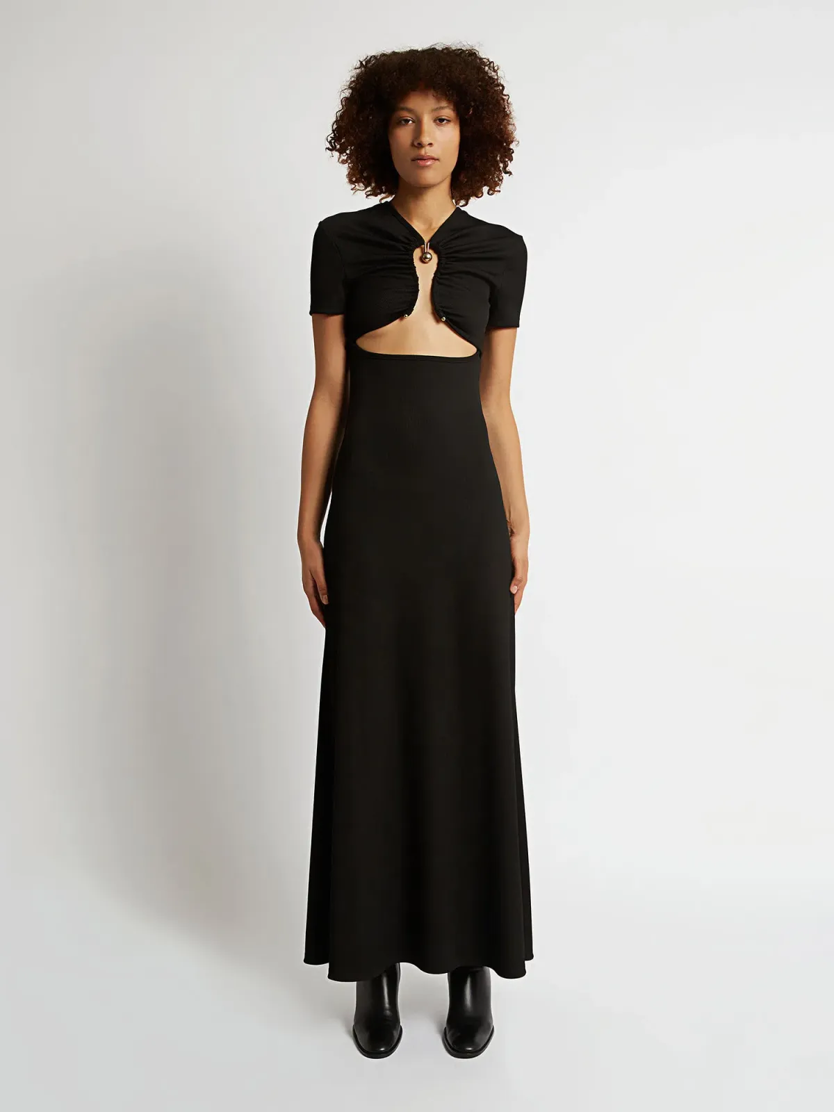 Christopher Esber Polar Orbit Tee Dress Black Size 8 / S - Image 1