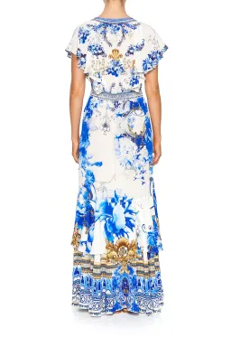 Camilla Saint Germaine Tie Front Maxi Dress with Split Size 8 for rent on The Volte - image 4