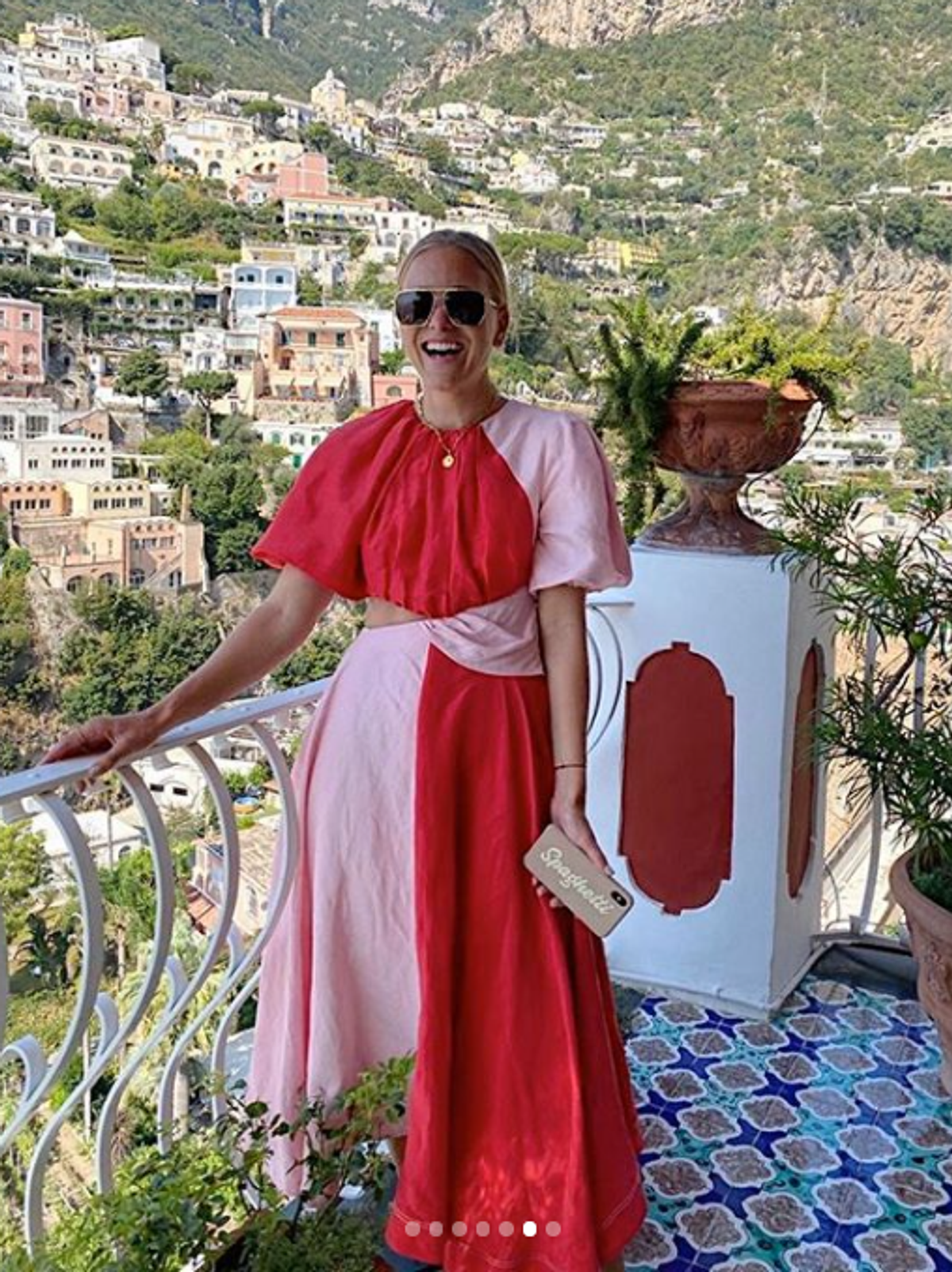 Aje Entwined Dress Pink Size 10 - Image 1