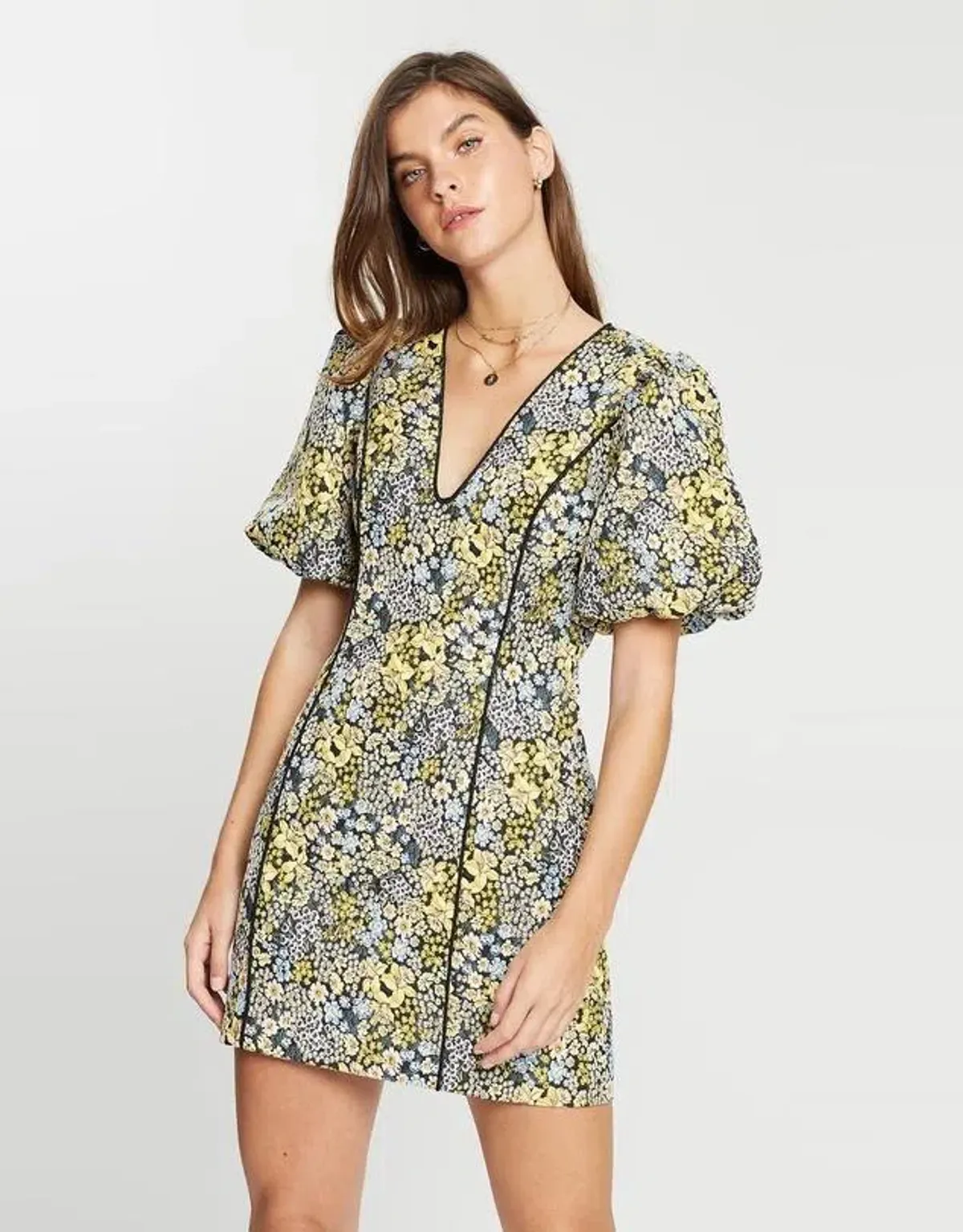 Elliatt Cuore Mini Dress Floral Size M  - Image 2