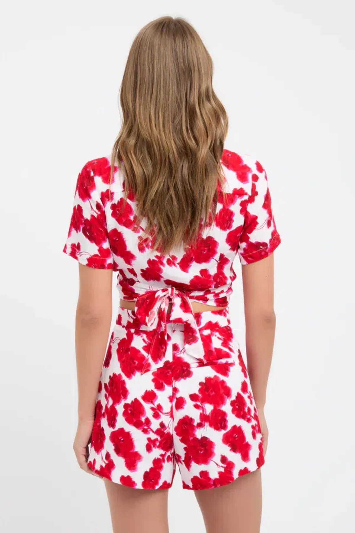 Kookai Bonita Crop Shirt Floral Size 34 / Au 6 - Image 4