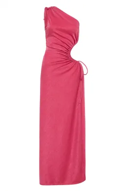 Sonya Moda Nour Maxi Dress in Pink Shimmer Size 12 / L for rent on The Volte - image 5