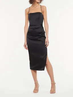 Manning Cartell Miami Heat Midi Backless Dress Black Size 8 / S for rent on The Volte - image 1