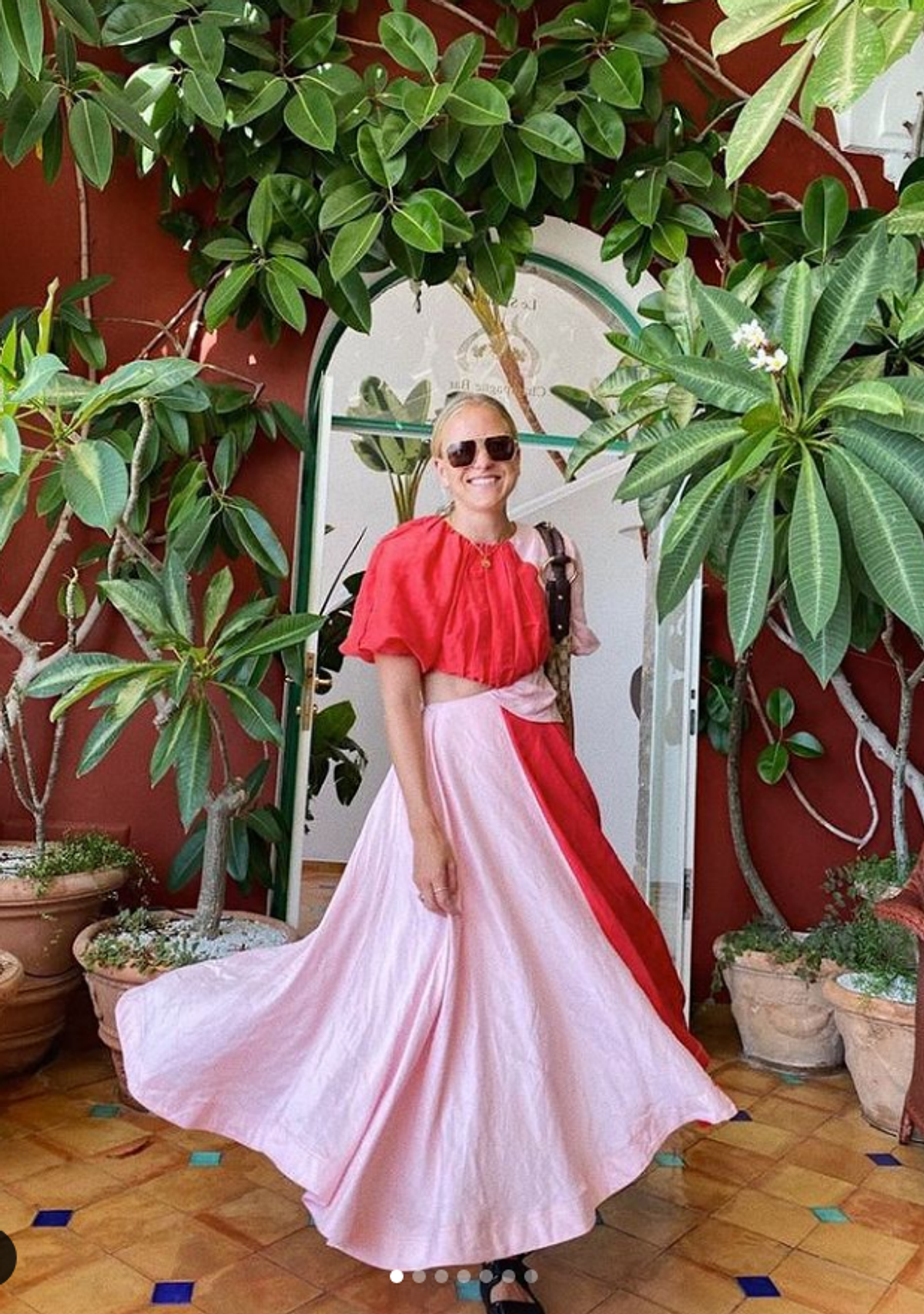 Aje Entwined Dress Red Size 8 - Image 1