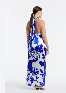 Sir The Label Esme Halter Dress Merce Abstract Print Size 3 / AU 12 for rent on The Volte - image 4