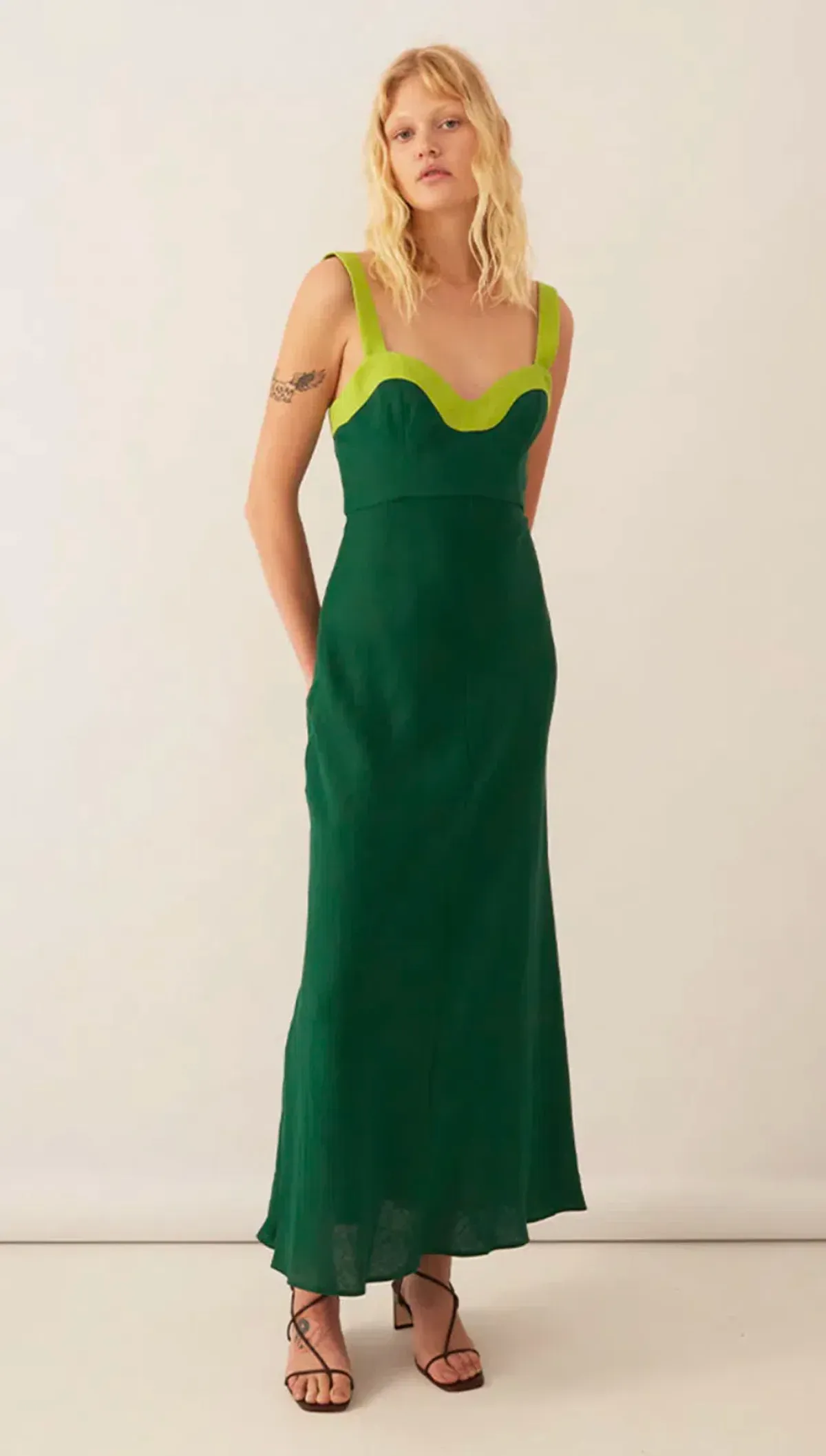 Jillian Boustred Regina Dress Green Size AU 10  - Image 1