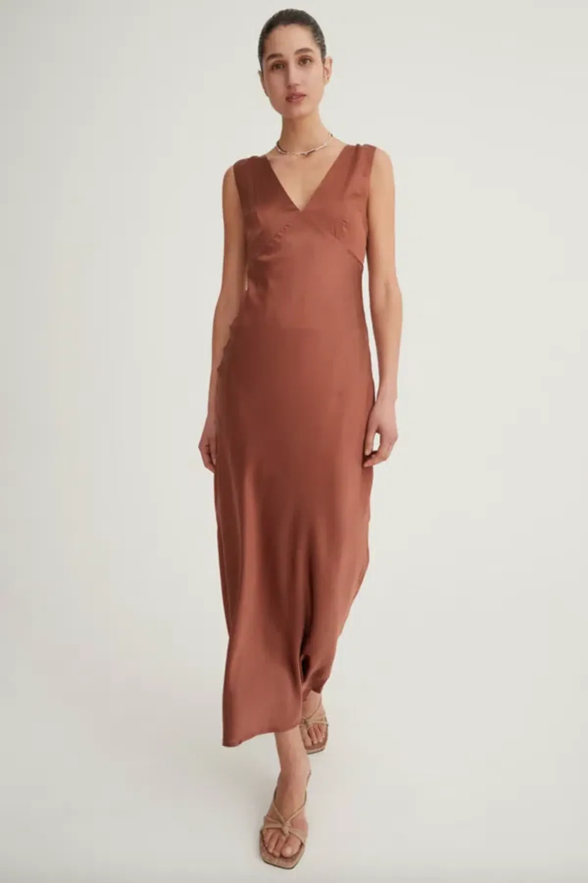 Hansen and Gretel Jessa Dress Brown Size 8 - Image 1