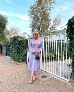 Dion Lee Pinnacle Braid Dress in Violet Size 10 for rent on The Volte - image 2