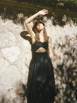 Posse Sofia Midi Dress Black Size 10 for rent on The Volte - image 3