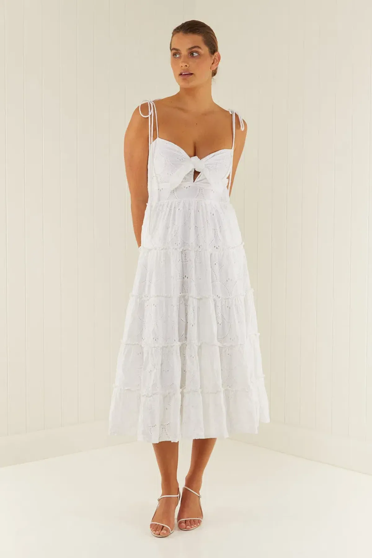 Palm Noosa James Dress in White Size 6 - Image 1