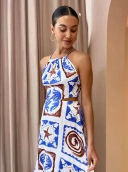 Roame Jude Dress Print Size 2/AU 10 for rent on The Volte - image 4