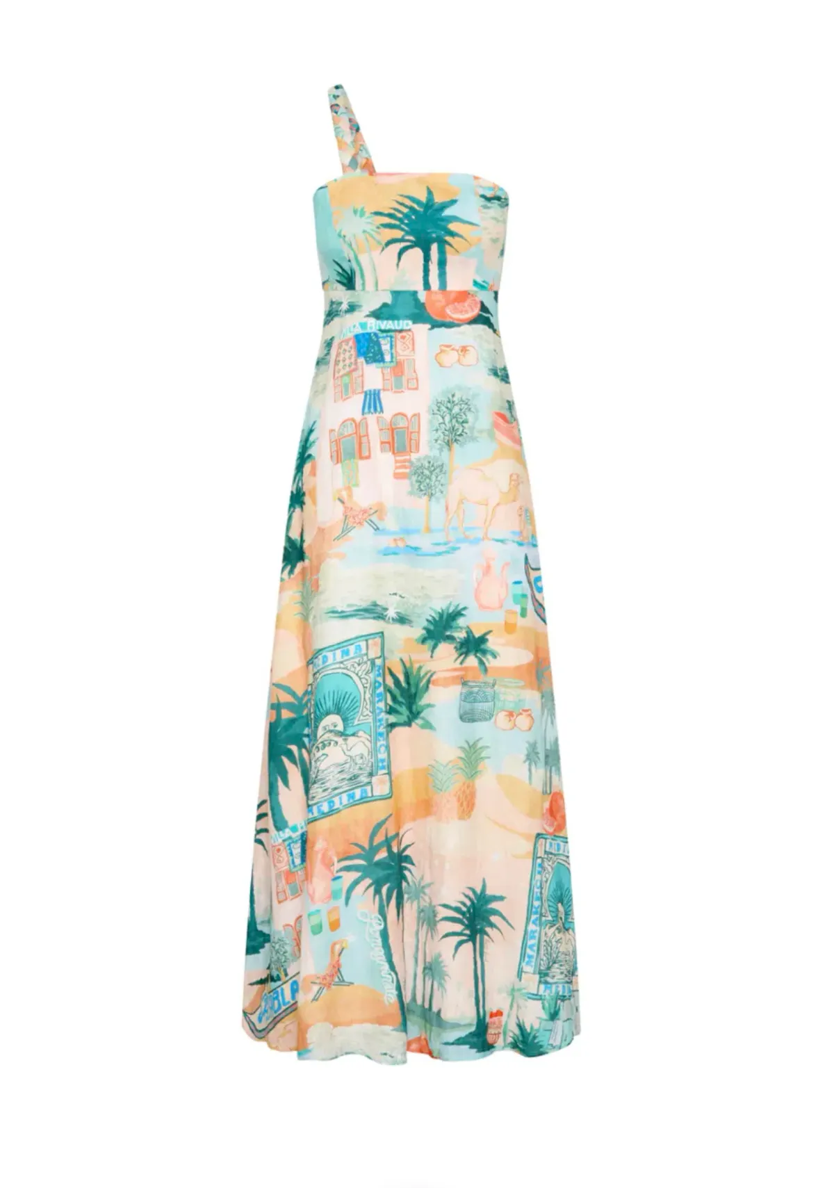 Kate Ford Palo Verde Braid Shoulder Dress Sierra Size 2/AU 10 - Image 5