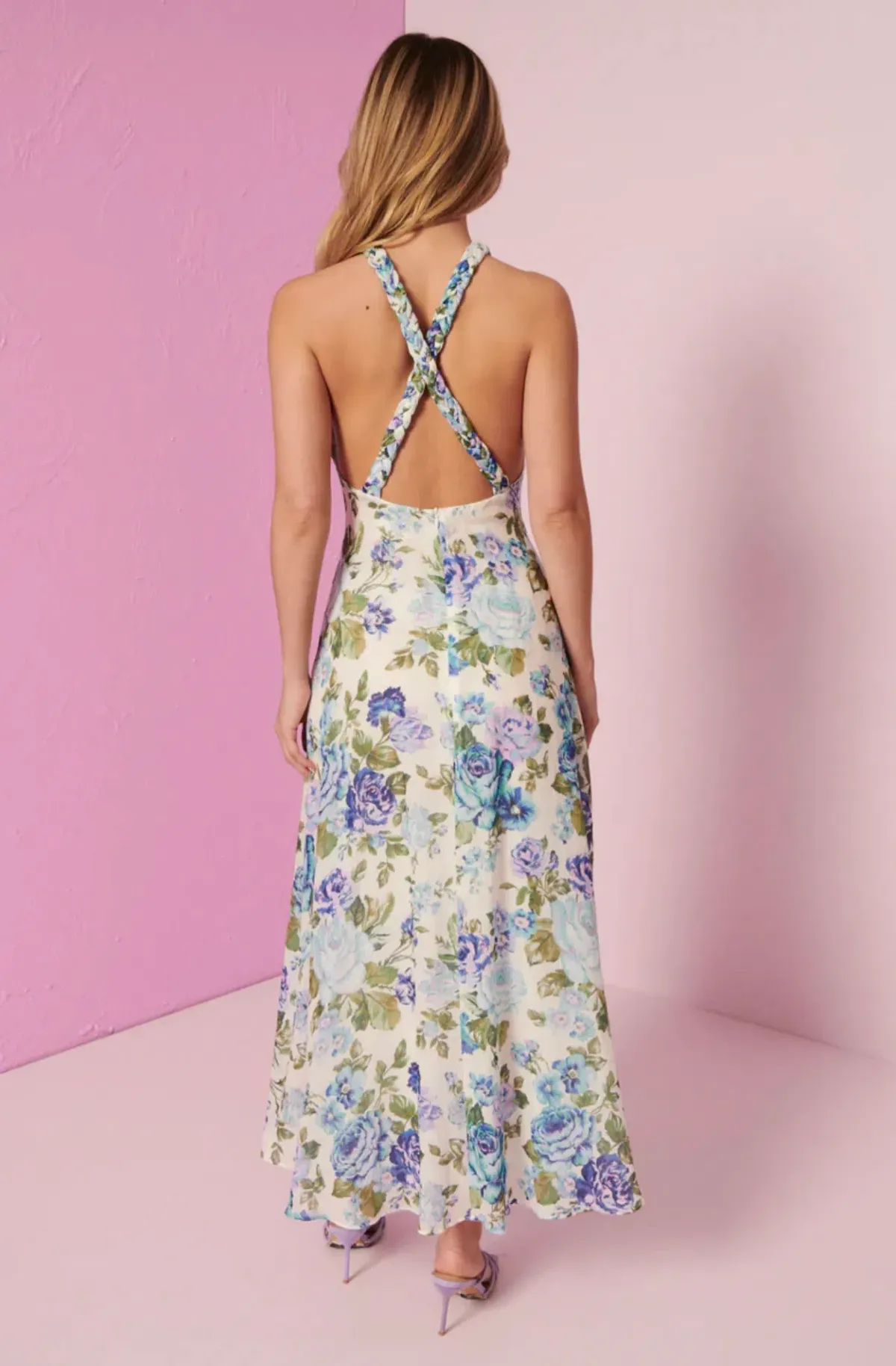 Kate Ford Mojave Braided Gown Belita Blue Size 1/AU 8 - Image 4