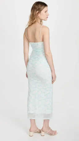 Significant Other Verona Dress Midi Blue Size 8 for rent on The Volte - image 4