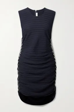 Dion Lee Mirror Chain Navy Mini Dress Size S/Au 8 for rent on The Volte - image 5