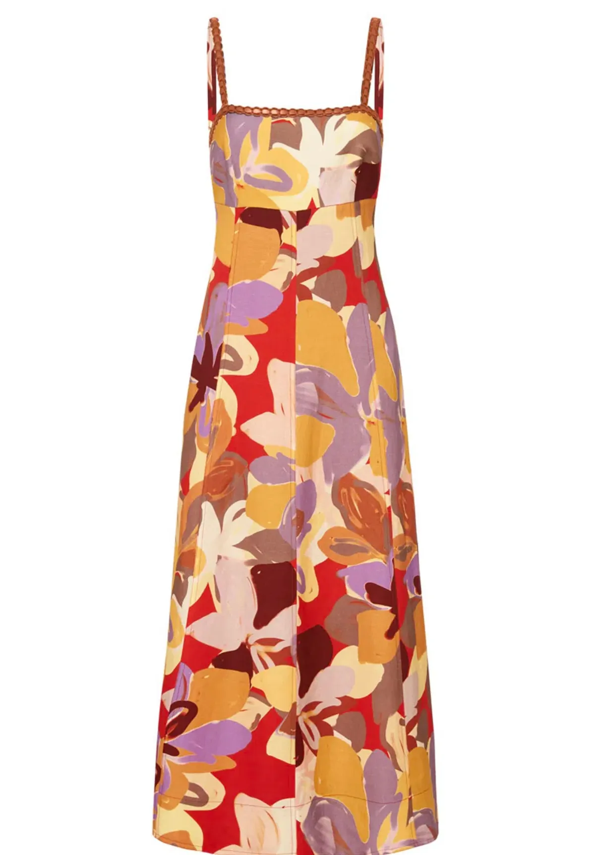 Rebecca Vallance Santiago Midi Dress in Multi Size AU 10 - Image 5