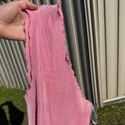 L'Idee Soiree Pleated One Shoulder Dress in Pink Size 8 for rent on The Volte - image 6