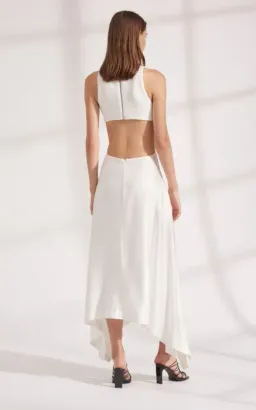 Dion Lee Transfer Suspend Dress In Ivory / White Size AU 6 for rent on The Volte - image 3