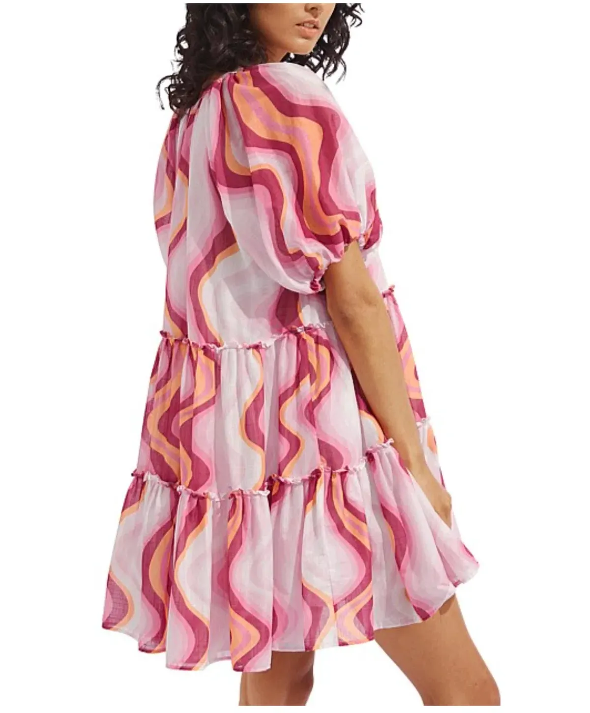 Steele Glimmer Dress Pink Size AU 8 - Image 3