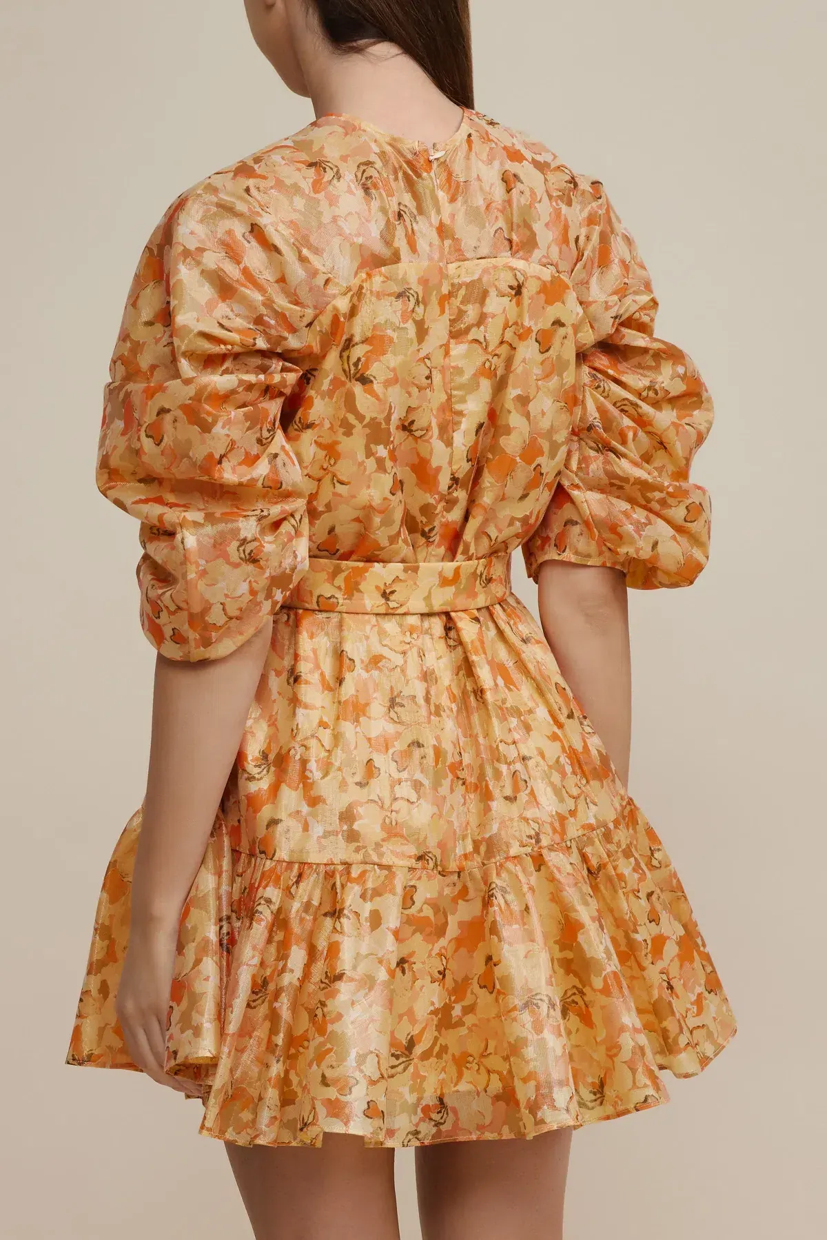 Acler Bonhill Mini Dres Orange Size AU 16 - Image 3