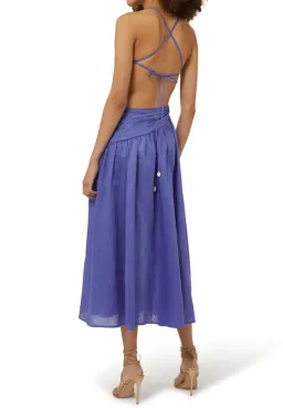 Zimmermann Tropicana Asymmetric Dress Electric Blue Size 3 / Au 14 for rent on The Volte - image 4