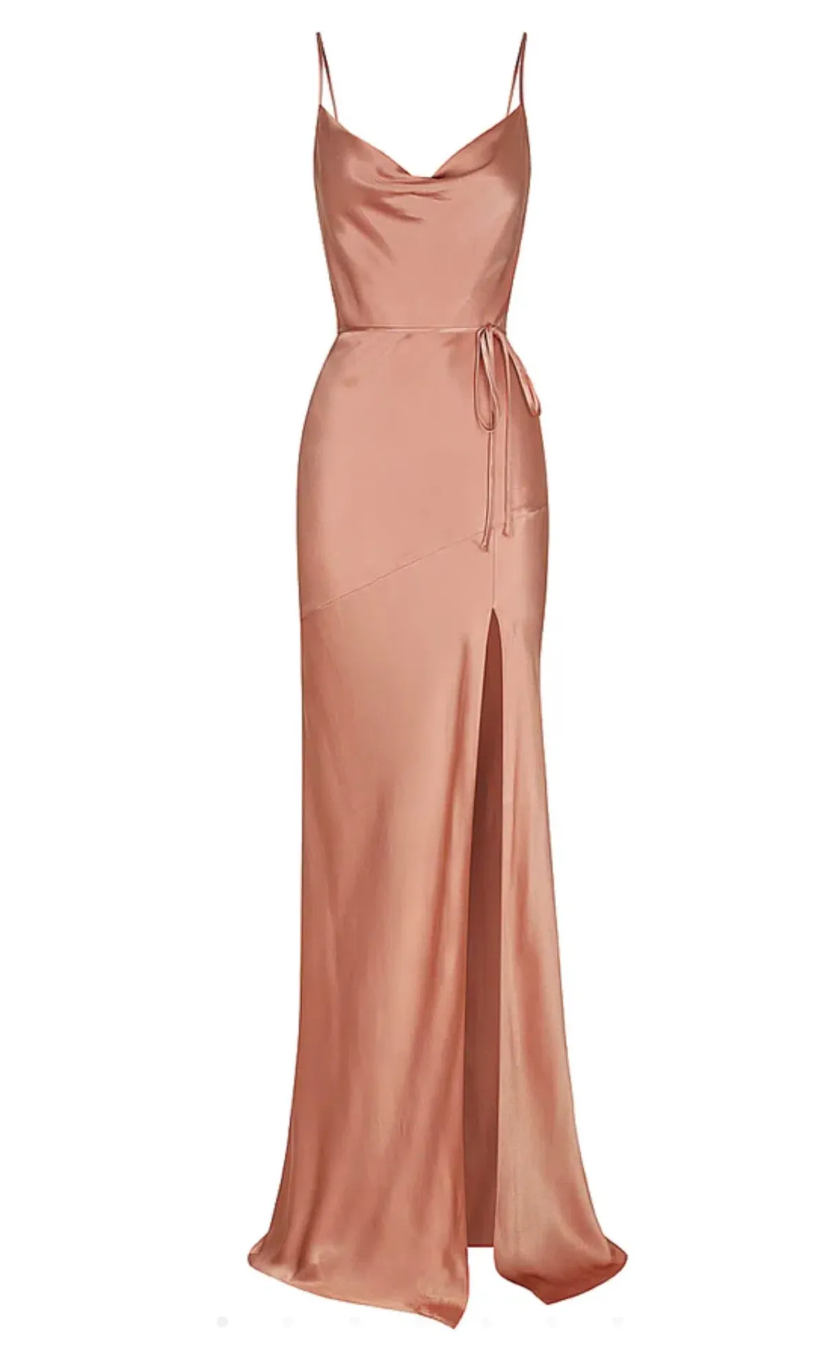 Shona Joy - La Lune Bias Cowl Maxi Dress - Rosé - Size 8 - Image 2