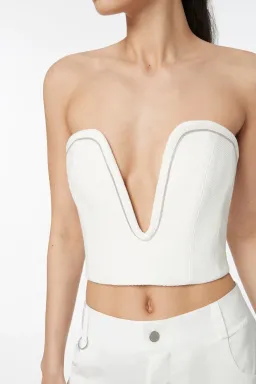 Manning Cartell Cosmic Turn Bustier White Size 6 for rent on The Volte - image 2