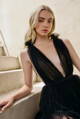 Lexi Clothing Zendaya Dress in Black Size 6 for rent on The Volte - image 2