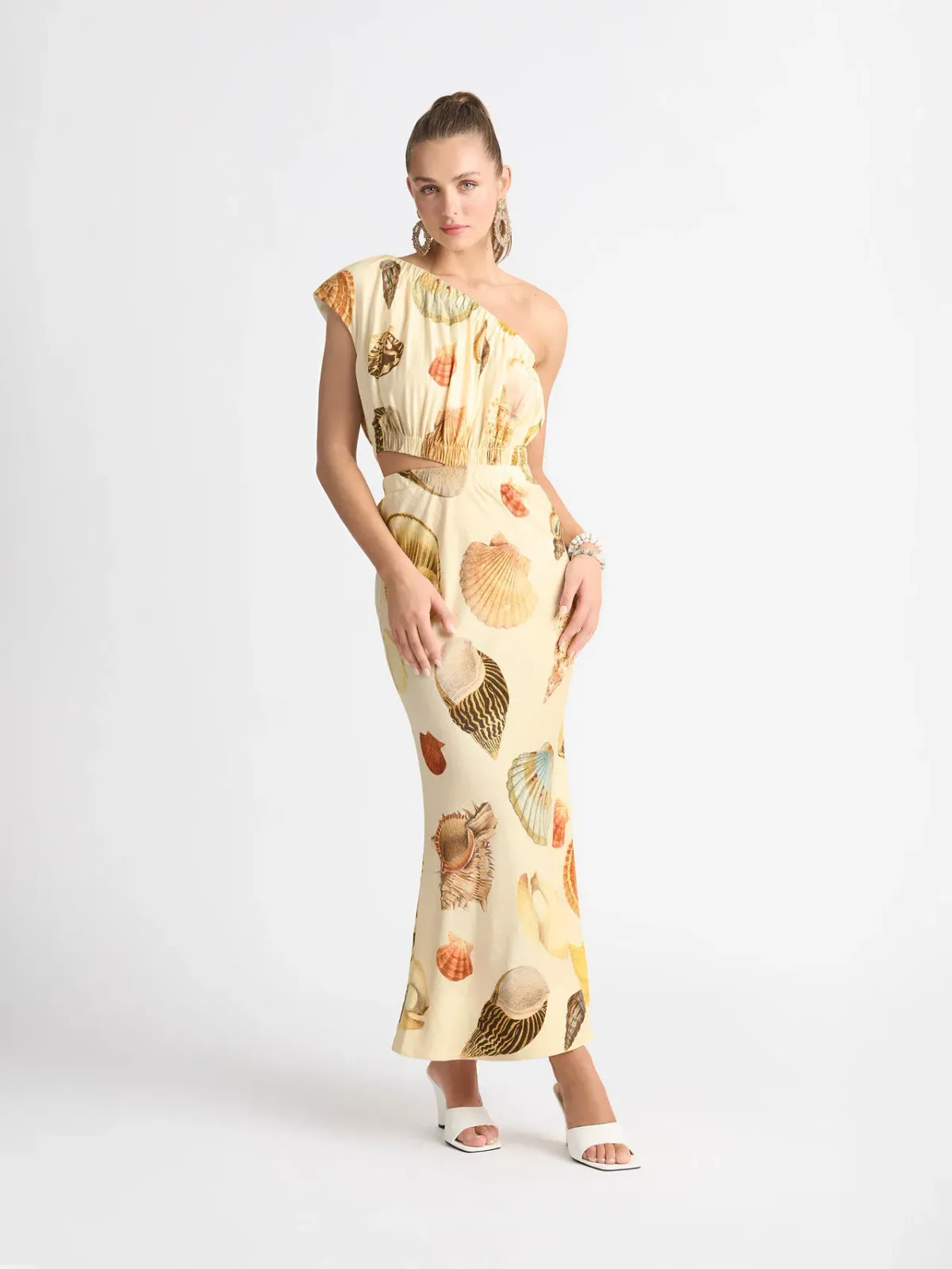 Sheike Sea Shore Dress Print Size 10 - Image 1