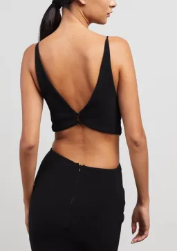 Bec & Bridge Scout Cut Out Midi Dress Black Size AU 6 for rent on The Volte - image 4