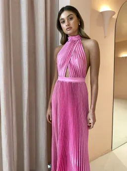 L'Idee Renaissance Gown Hot Pink Size 8 / S for rent on The Volte - image 2