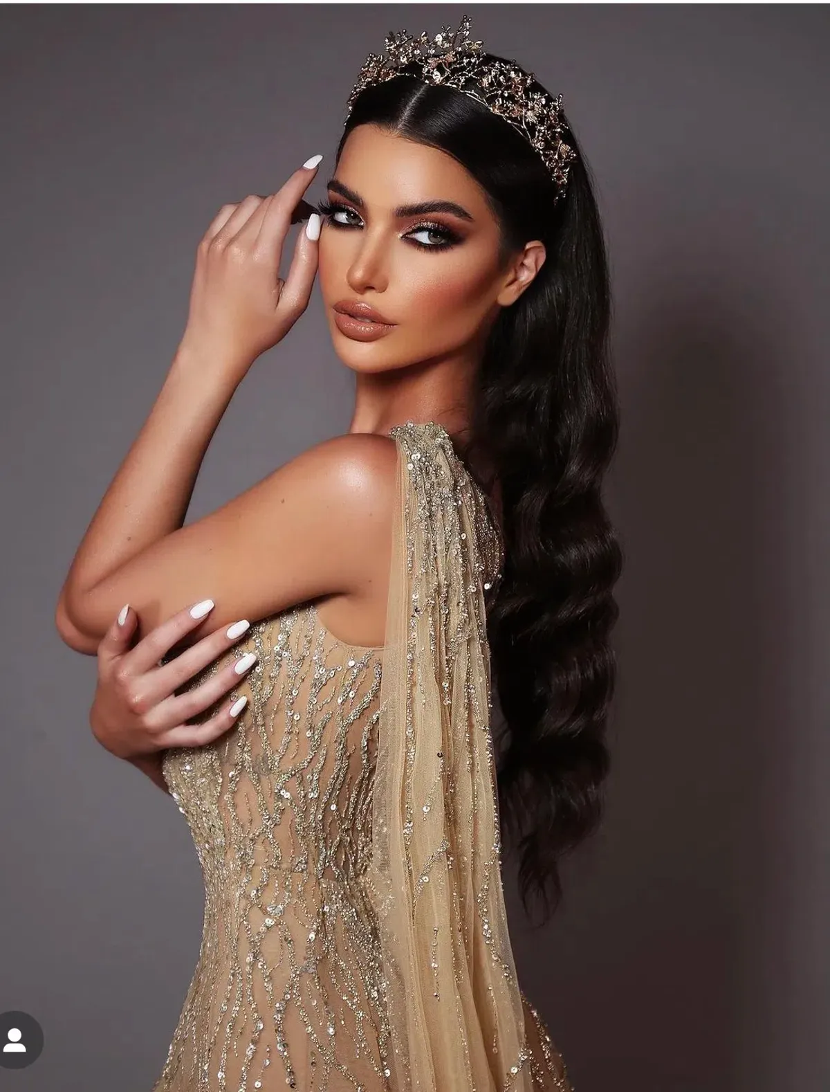 Elie Bejjani Ball Gown Gold Size 6 / XS - Image 2