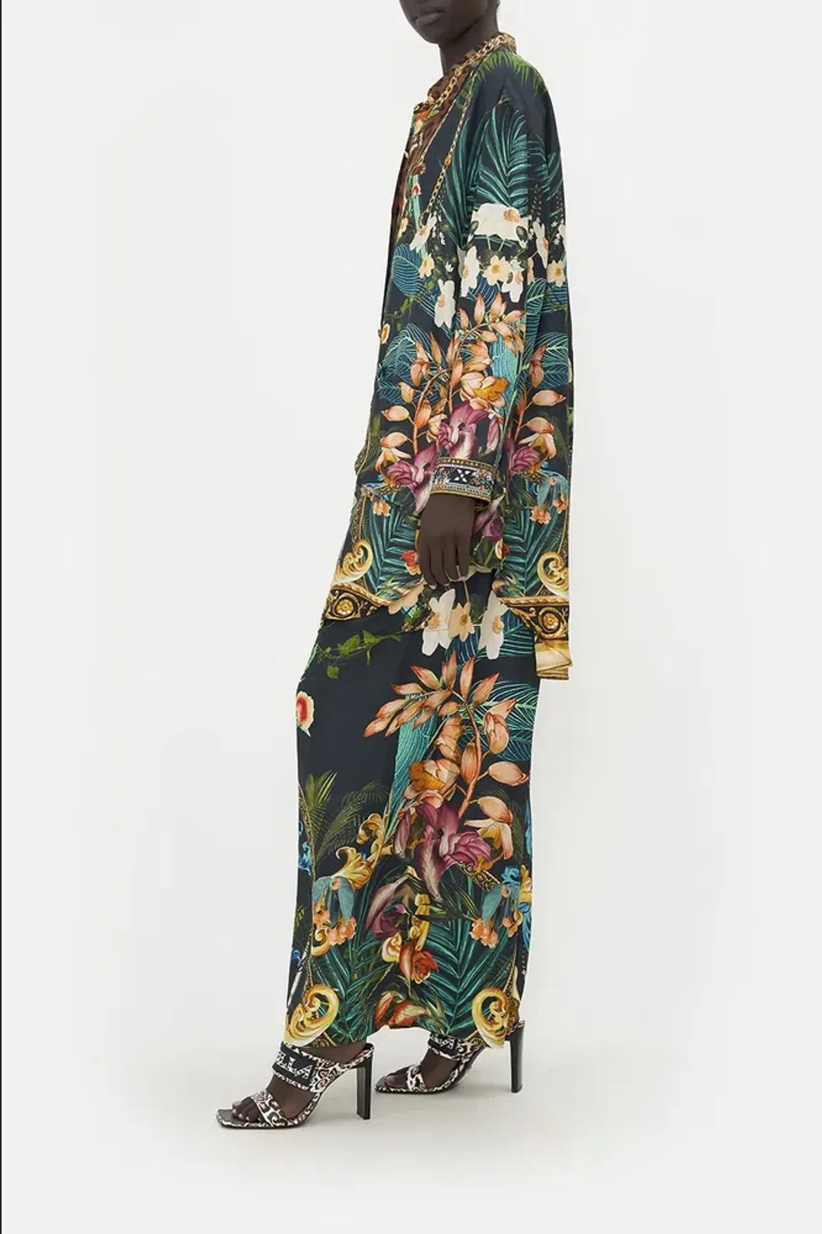 Camilla Shirt Tunic With Pockets Print Size S/AU 10 - Image 3