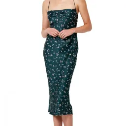 Bec & Bridge Jardin Midi Slip Dress in Green Size AU 6  for rent on The Volte - image 1