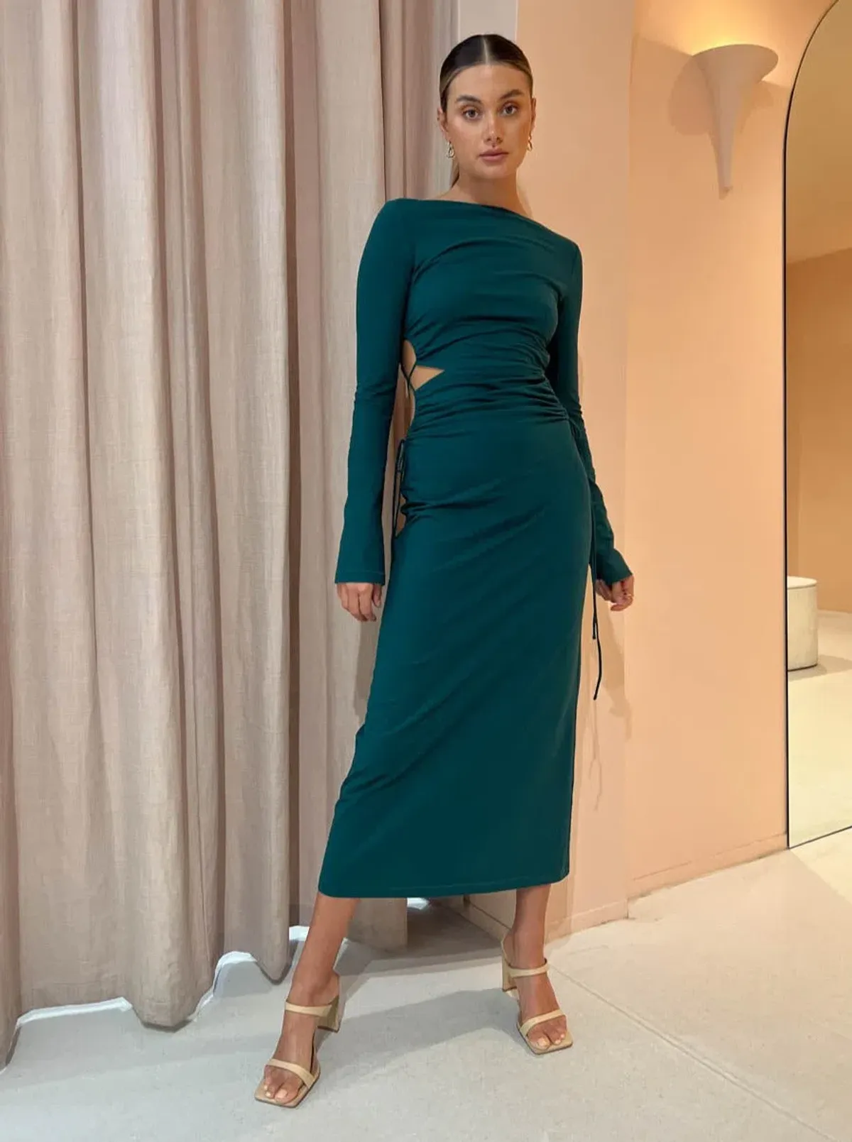 Camilla and Marc Alexandre Dress Green Size AU 14 - Image 1