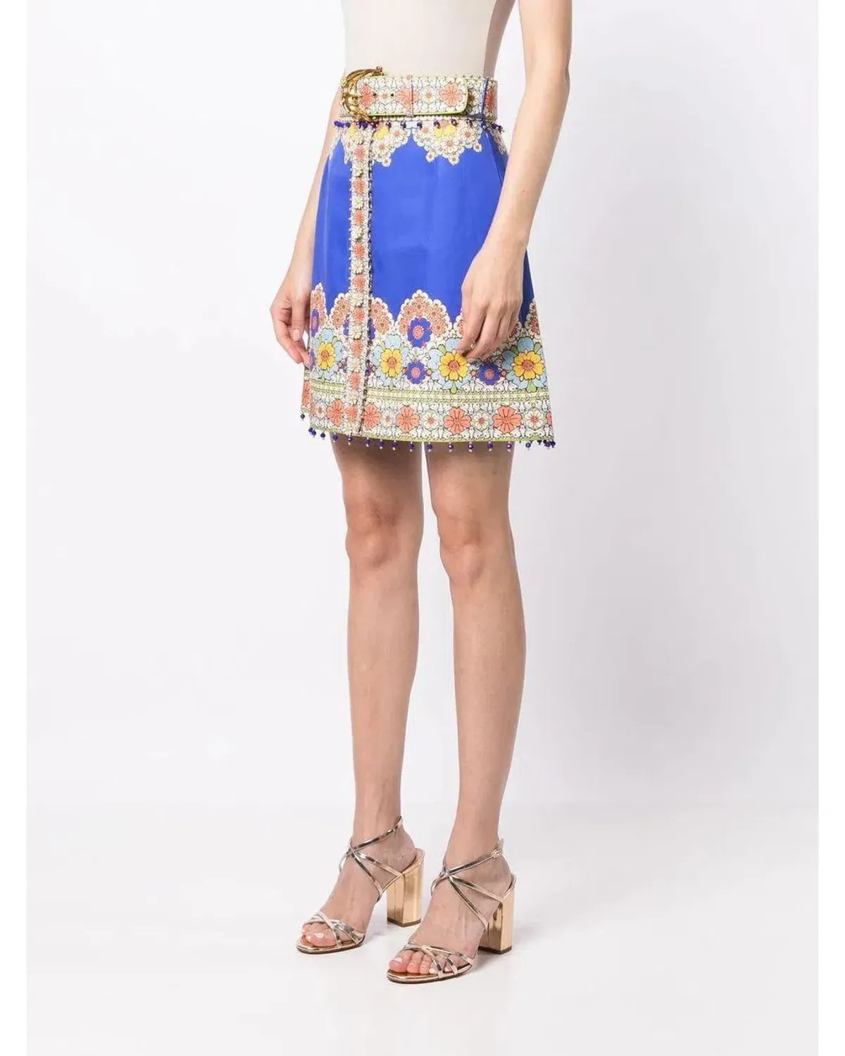 Zimmermann Cosmic Sagittarius Mini Skirt Floral Size 1 / Au 10 - Image 2