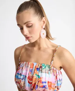 Sheike Malibu Dreaming Crop and Skirt Print Size 6 for rent on The Volte - image 3