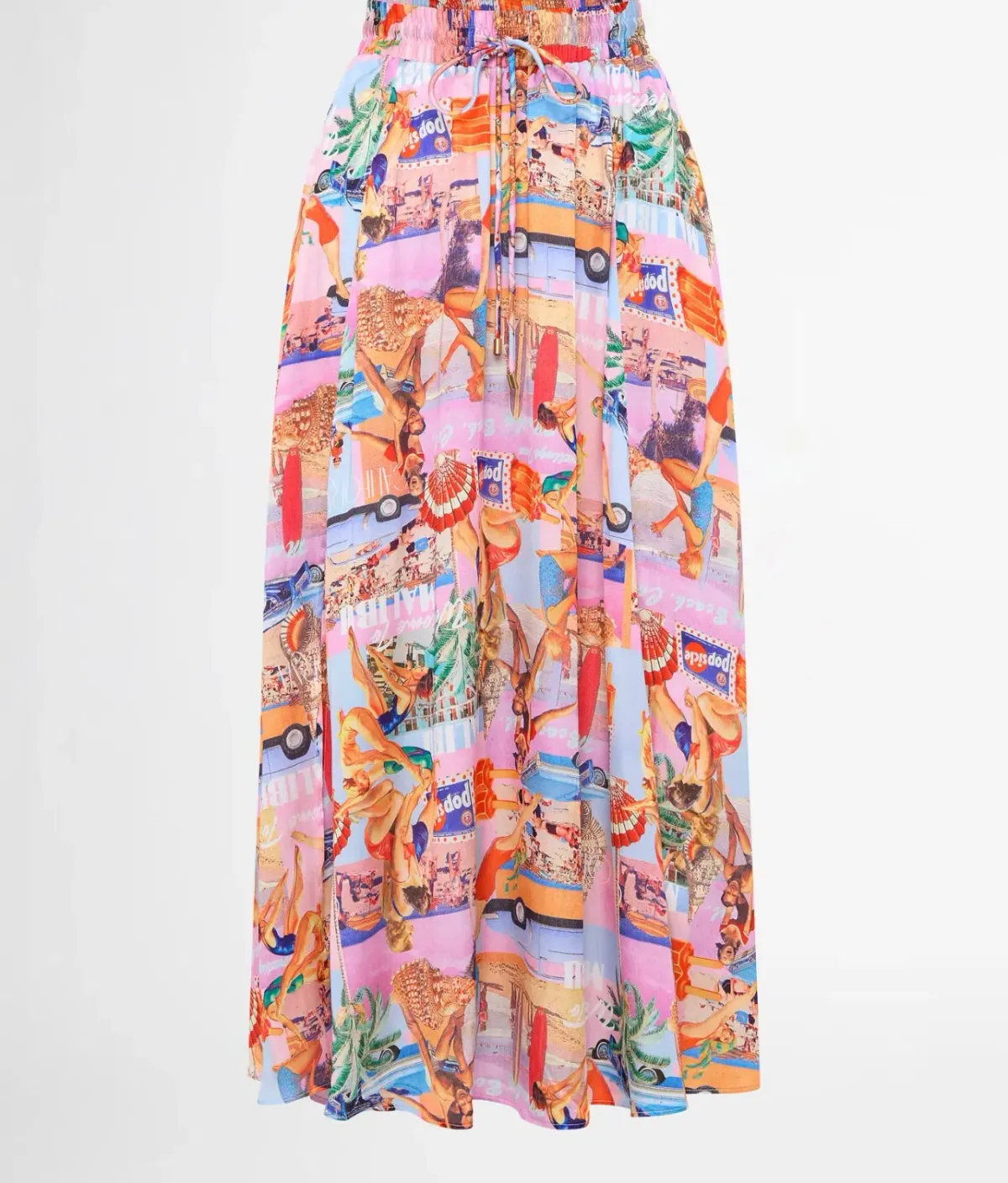 Sheike Malibu Dreaming Crop and Skirt Print Size 6 - Image 4