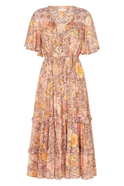 Spell & The Gypsy Amethyst Garden Party Dress Peach Size XS / AU 6 for rent on The Volte - image 5