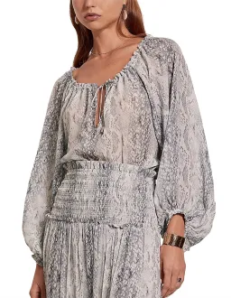 Steele Set Nile Blouse & Skirt Grey AU 8 for rent on The Volte - image 3