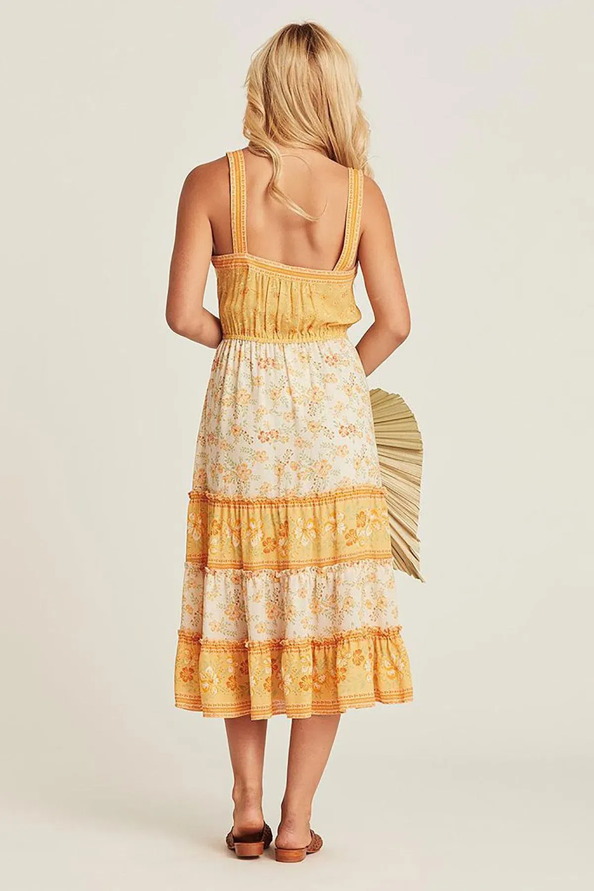 Spell & The Gypsy Arnhem Lily Sundress Lemon Drop Size AU 6 - Image 3