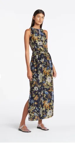 Sir the Label Lilian Cross Back Dress Navy Size AU 6 for rent on The Volte - image 2