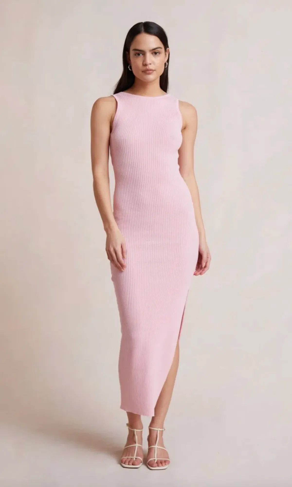 BEC & BRIDGE CANDY PINK RIVIERA MIDI DRESS - SIZE 10 AU/6 US (RRP $260) - Image 2